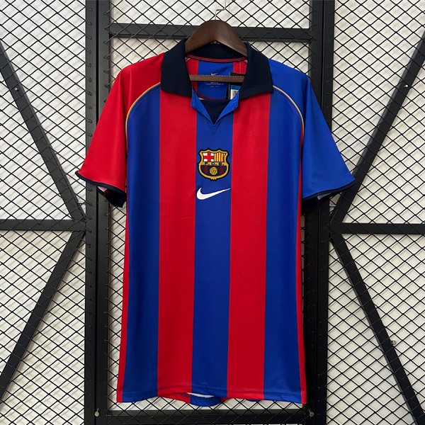 Tailandia Camiseta Barcelona Primera equipo Retro 2001-2002